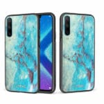 Huawei Honor 20 Lite unitec suojakuori 2 Turquoise Marble