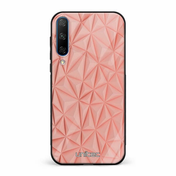 Huawei Honor 20 Lite unitec suojakuori Salmon Pink Shapes