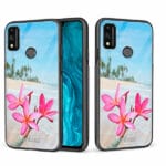 Huawei Honor 9X Lite unitec suojakuori 2 Beach Flowers