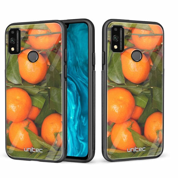 Huawei Honor 9X Lite unitec suojakuori 2 Oranges