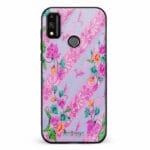 Huawei Honor 9X Lite unitec suojakuori Flower Canvas