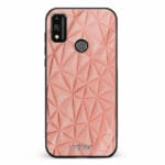 Huawei Honor 9X Lite unitec suojakuori Salmon Pink Shapes