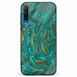 Huawei Honor 9X unitec suojakuori Green Gold Waves