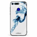 Huawei Honor View 20 unitec suojakuori Blue Smoke on White