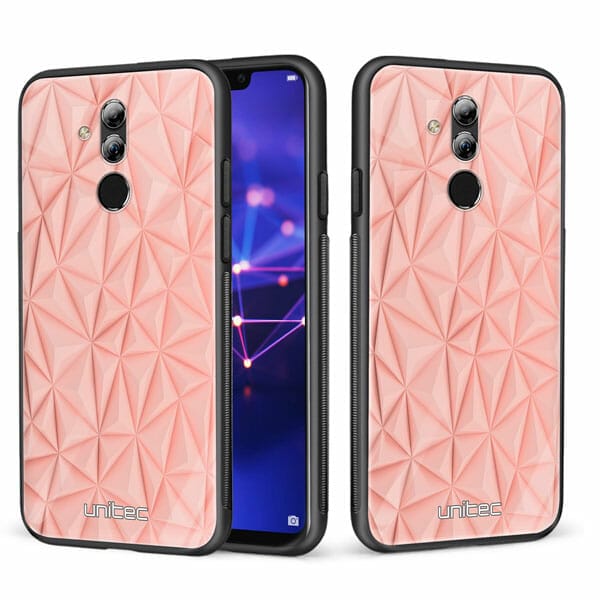 Huawei Mate 20 Lite unitec suojakuori 2 Salmon Pink Shapes