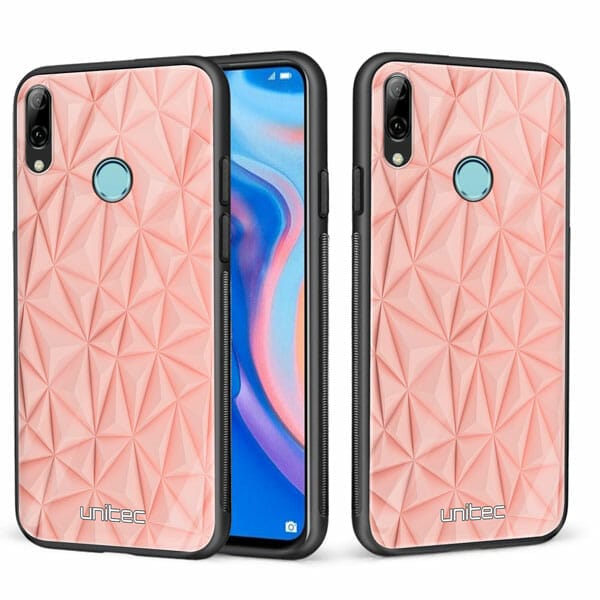 Huawei P Smart Z unitec suojakuori 2 Salmon Pink Shapes