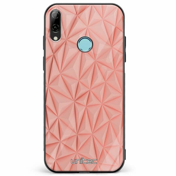 Huawei P Smart Z unitec suojakuori Salmon Pink Shapes