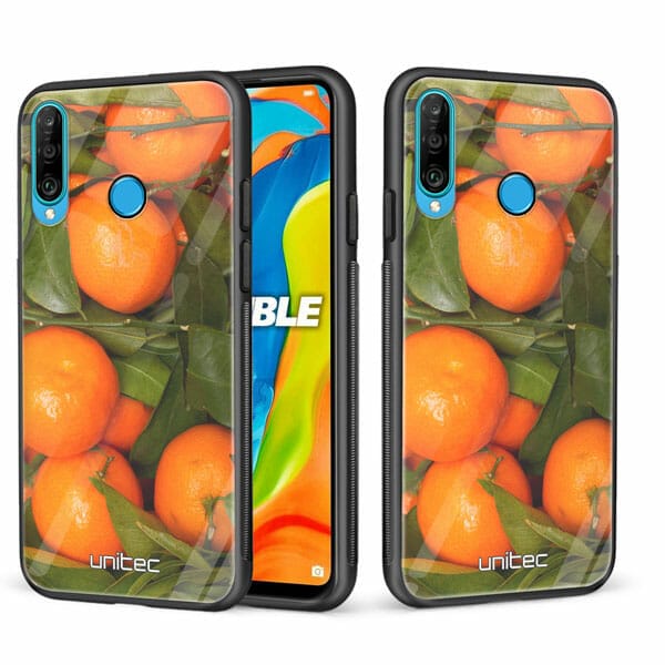 Huawei P30 Lite unitec suojakuori 2 Oranges