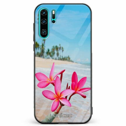 Huawei P30 Pro unitec suojakuori Beach Flowers