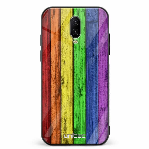 OnePlus 6T unitec suojakuori Rainbow Board