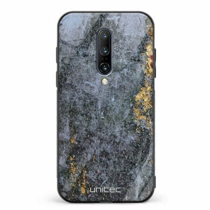 OnePlus 7 Pro unitec suojakuori Gold On Granite