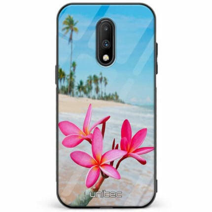 OnePlus 7 unitec suojakuori Beach Flowers
