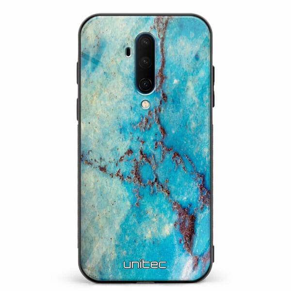 OnePlus 7T Pro unitec suojakuori Turquoise Marble