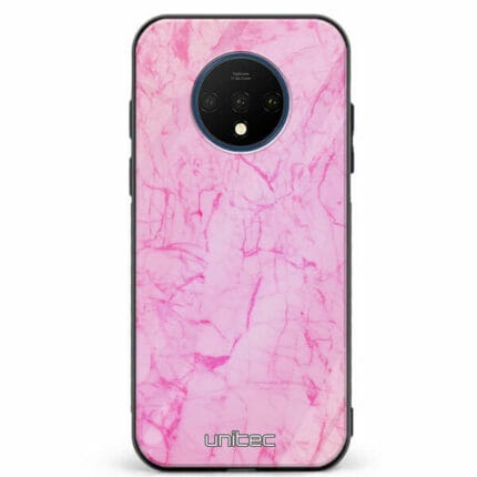 OnePlus 7T unitec suojakuori Light Pink Marble
