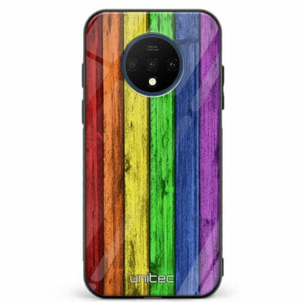 OnePlus 7T unitec suojakuori Rainbow Board