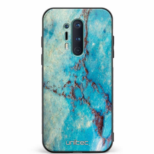 OnePlus 8 Pro unitec suojakuori Turquoise Marble