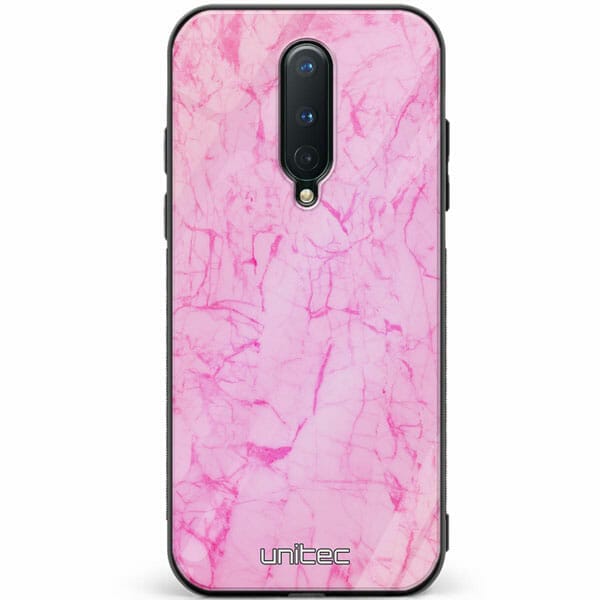 OnePlus 8 unitec suojakuori Light Pink Marble