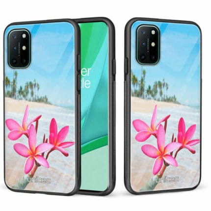 OnePlus 8T unitec suojakuori 2 Beach Flowers