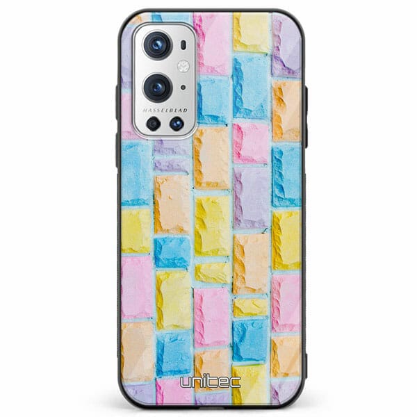 OnePlus 9 Pro unitec suojakuori Colorful Bricks