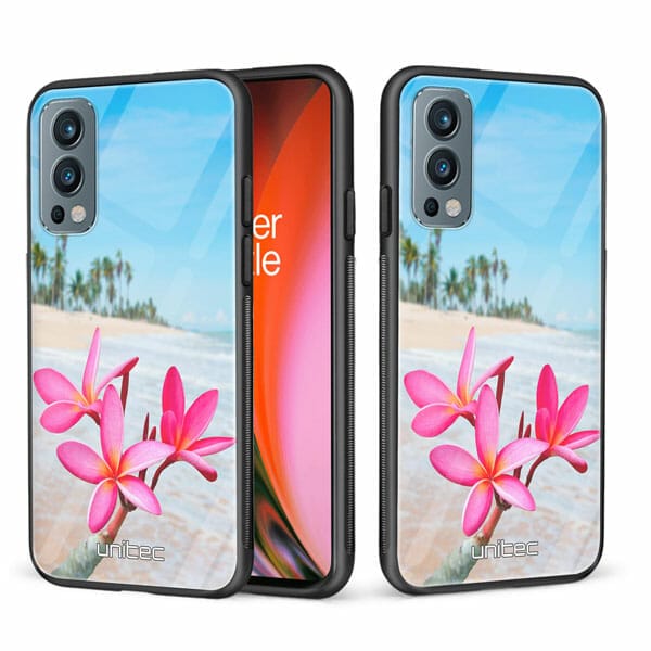 OnePlus Nord 2 5G unitec suojakuori 2 Beach Flowers