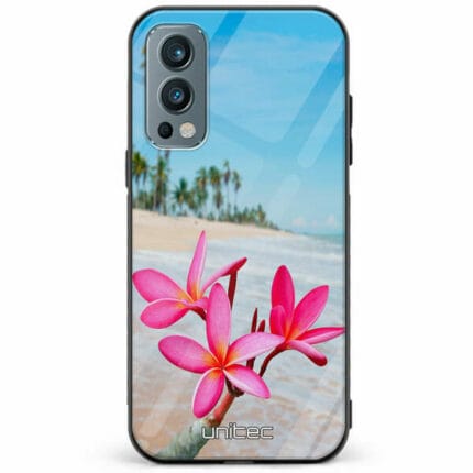 OnePlus Nord 2 5G unitec suojakuori Beach Flowers