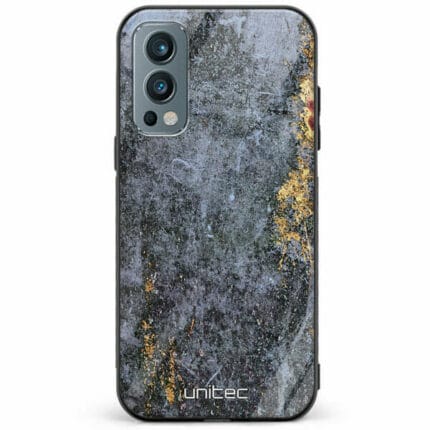 OnePlus Nord 2 5G unitec suojakuori Gold On Granite