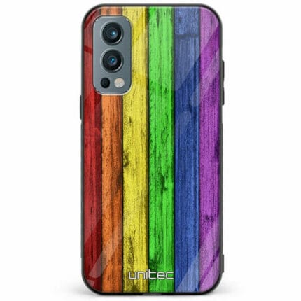 OnePlus Nord 2 5G unitec suojakuori Rainbow Board
