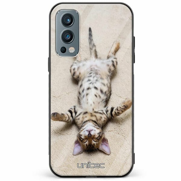 OnePlus Nord 2 5G unitec suojakuori Relaxing Cat