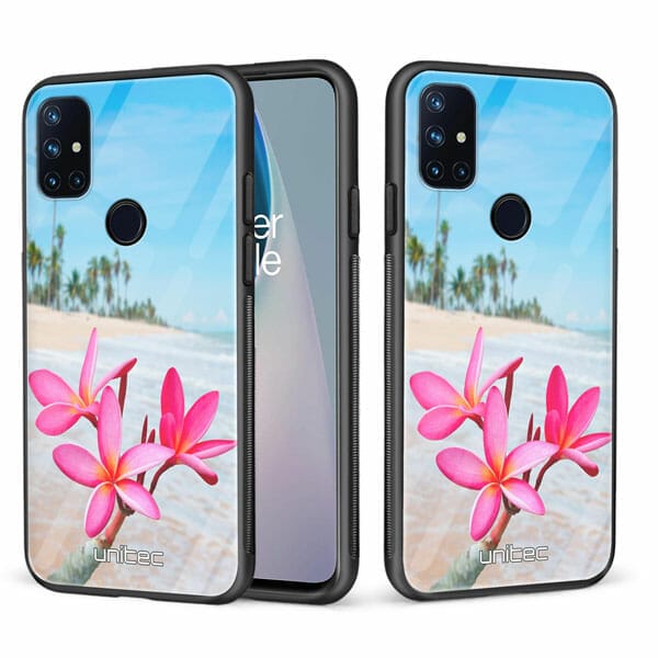OnePlus Nord N10 5G unitec suojakuori 2 Beach Flowers