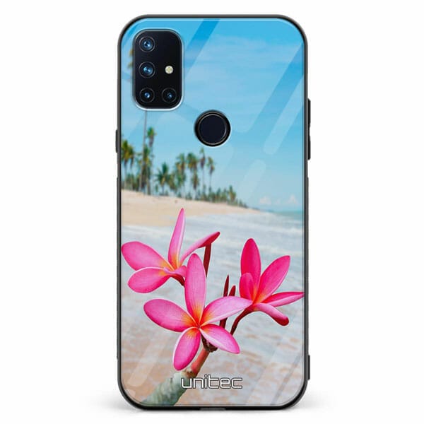 OnePlus Nord N10 5G unitec suojakuori Beach Flowers