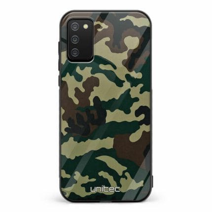 Samsung Galaxy A02s unitec suojakuori Camouflage