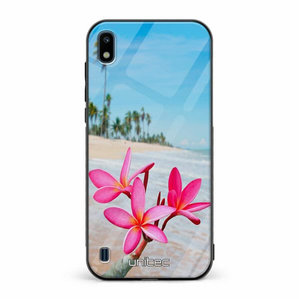 Samsung Galaxy A10 unitec suojakuori Beach Flowers