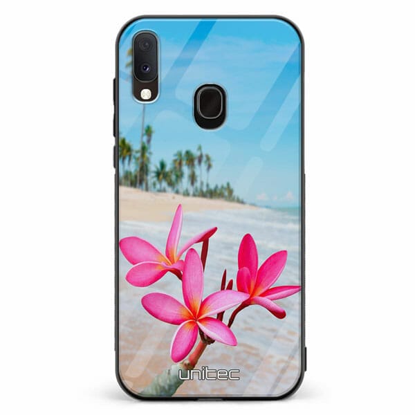 Samsung Galaxy A20e unitec suojakuori Beach Flowers
