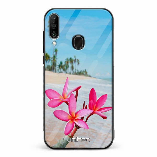 Samsung Galaxy A20s unitec suojakuori Beach Flowers