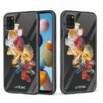 Samsung Galaxy A21s unitec suojakuori 2 Designer Fish