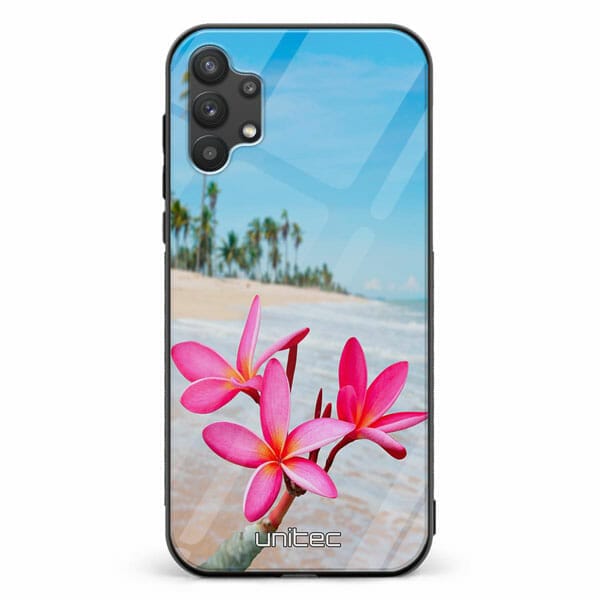 Samsung Galaxy A32 5G unitec suojakuori Beach Flowers