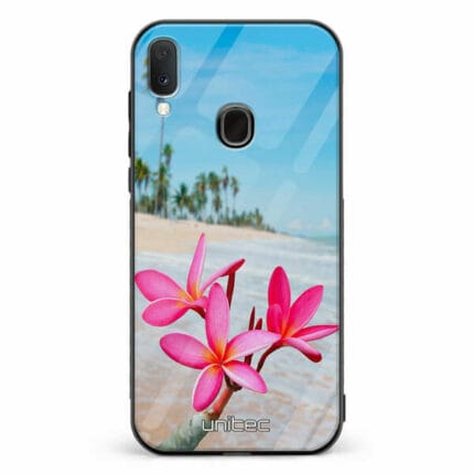 Samsung Galaxy A40 unitec suojakuori Beach Flowers