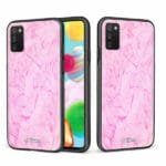 Samsung Galaxy A41 unitec suojakuori 2 Light Pink Marble