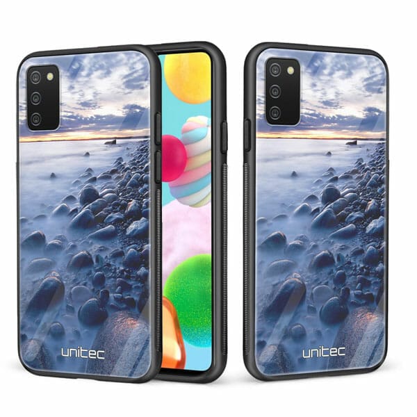 Samsung Galaxy A41 unitec suojakuori 2 Rocky Beach Sunset