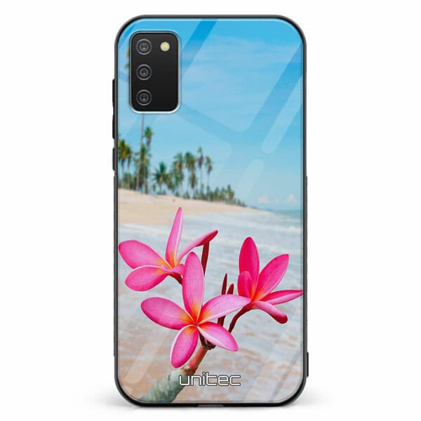 Samsung Galaxy A41 unitec suojakuori Beach Flowers