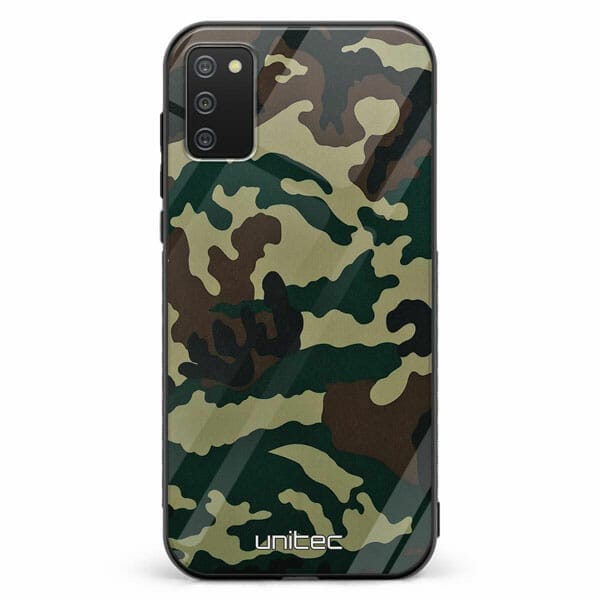 Samsung Galaxy A41 unitec suojakuori Camouflage