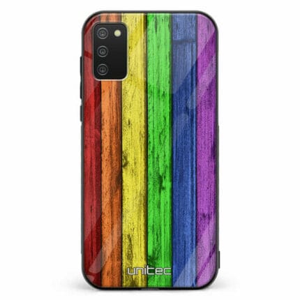 Samsung Galaxy A41 unitec suojakuori Rainbow Board
