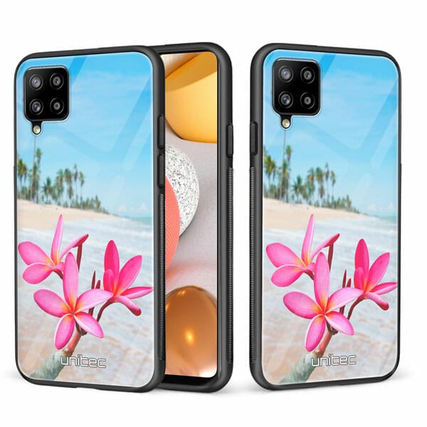 Samsung Galaxy A42 5G unitec suojakuori 2 Beach Flowers