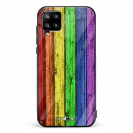 Samsung Galaxy A42 5G unitec suojakuori Rainbow Board
