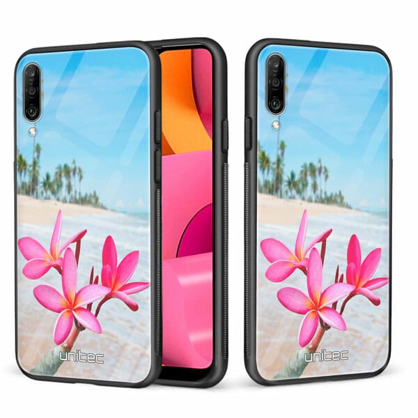 Samsung Galaxy A50 unitec suojakuori 2 Beach Flowers