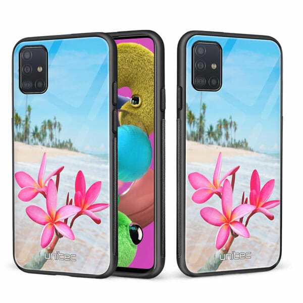 Samsung Galaxy A51 5G unitec suojakuori 2 Beach Flowers