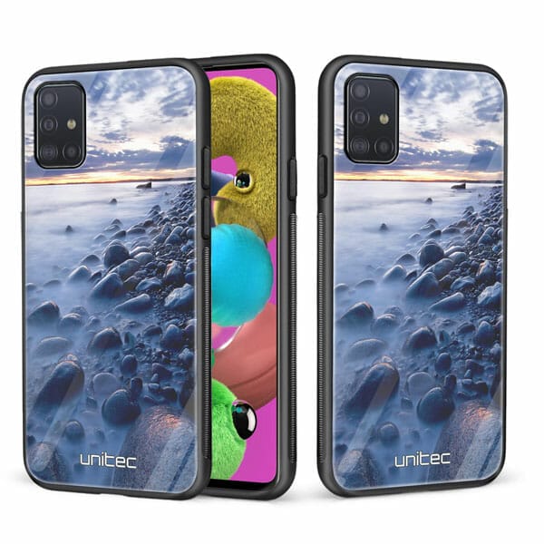 Samsung Galaxy A51 5G unitec suojakuori 2 Rocky Beach Sunset
