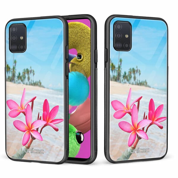 Samsung Galaxy A51 unitec suojakuori 2 Beach Flowers