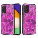 Samsung Galaxy A52 A52 5G A52s unitec suojakuori 2 Pink Pattern