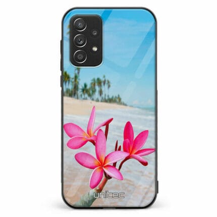 Samsung Galaxy A52 A52 5G A52s unitec suojakuori Beach Flowers